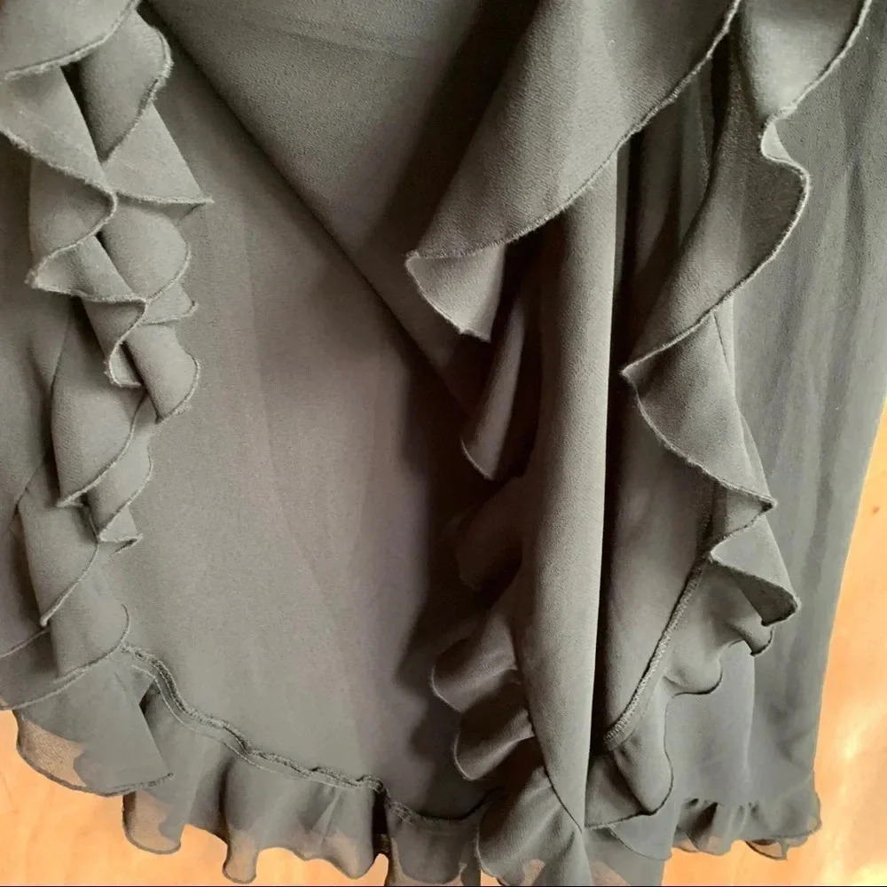 **NEW JS Collections Side Split Ruffle Skirt - Picture 11 of 11